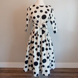 Dainty Jewell Polka Dot Dress